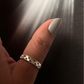Sterling Silver Star Engraved Ring