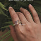 925 Sterling Silver Ametrine Butterfly, Peridot Wire Wrapped Handcrafted Ring
