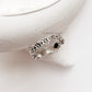 925 Silver Eternal Blossom Flowers Band Ring - Feminine and Elegant Design