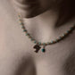 Natural Larimar, Fresh Water Pearls , Silver Fish Charm & Blue Bead Hanging Charm Handcrafted 925 Sterling Silver Necklace