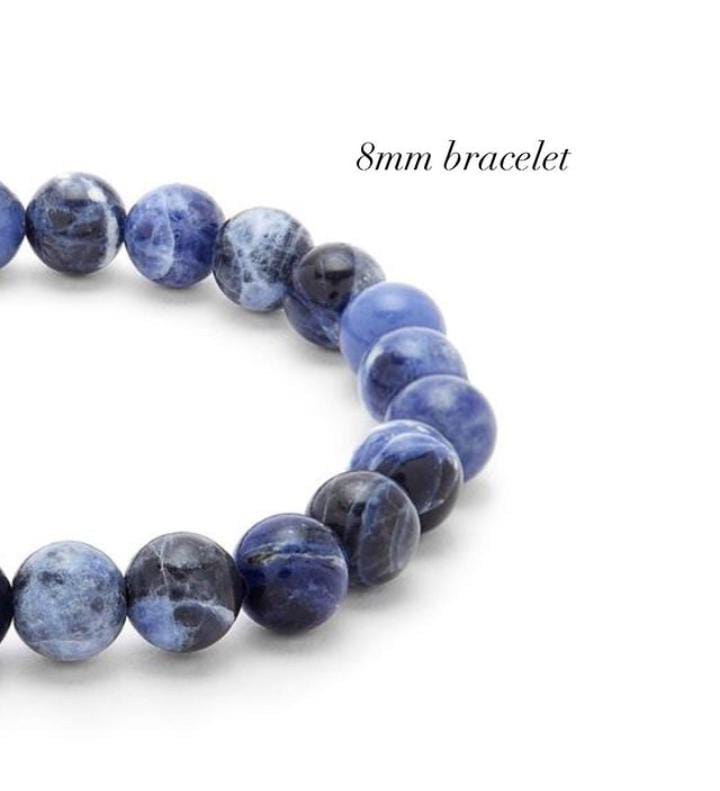  8MM Sodalite Stone Bracelet