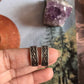 Handcrafted antique tribal wavy Rawa pure silver toe ring.