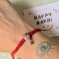 925 Sterling Silver Hot Air Balloon Charm - Reusable as Pendant / Bracelet Charm Handcrafted Rakhi