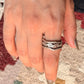 925 Sterling Silver Bohemian Hill Tribe Handcrafted Adjustable Ring