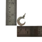 Plain Crescent Moon Silver 925 Sterling Pendant