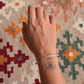 925 Sterling Silver Antique Hill Tribe Floral Handcrafted Adjustable Kada