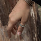Chunky Twist Braided Adjustable Handcrafted 925 Sterling Silver Unisex Ring