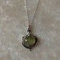 925 Sterling Silver Prehnite Boho Rawa Handcrafted Necklace