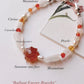 Radiant Energy sunstone sun handcrafted silver bracelet  