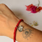 925 Sterling Silver Divine Lotus Charm Rakhi - Reusable as Pendant / Bracelet Charm Handcrafted Rakhi