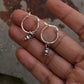 925 Sterling Silver Handcrafted Rawa Hoops Mandali Earrings