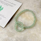Natural Crystal Green Aventurine 4MM Stretchy Rings & Bracelet