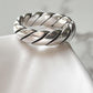 Charming Line Band Silver Ring for Minimalist Appeal