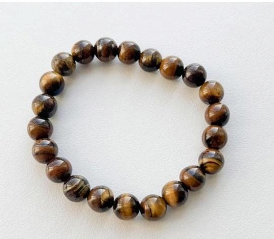 8MM Tiger's Eye Stone Bracelet