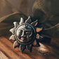 Surya Dev adjustable ring in sterling silver