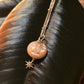 925 Sterling Silver Mother of Pearl Full Moon Face Carved White Topaz North Star Cable Dot Handcrafted Necklace