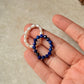 Natural Crystal Stretchy Lapis Lazuli 3-4mm & Fresh Water Pearl Rings