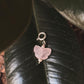 925 Sterling Silver Rose Quartz Butterfly With Pearls Charm