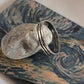 Charming three stack band ring in sterling silver