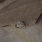 925 Sterling Silver Mother of Pearl Moon Face Wire Wrapped Handcrafted Ring