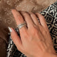 925 Sterling Silver Bohemian Hill Tribe Earth Song Spiral Handcrafted Adjustable Ring