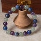 Natural Crystal Amethyst, Lapis Lazuli & Green Aventurine 8mm Bracelet