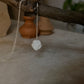 925 Sterling Silver Mother of Pearl Rose Carved Handcrafted Necklace