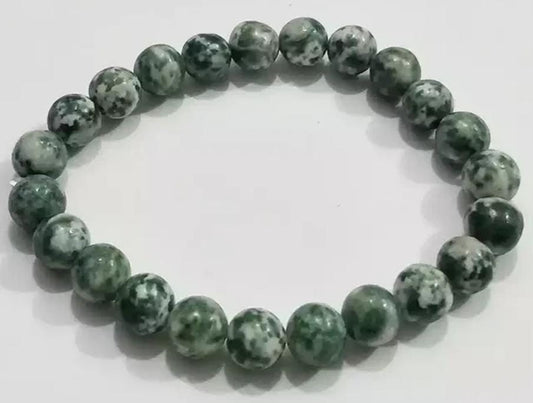 Tree Agate Natural Crystal Bracelet 8MM