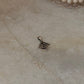 925 Sterling Silver Rustic Hammered Movable Lock Spiral Pendant