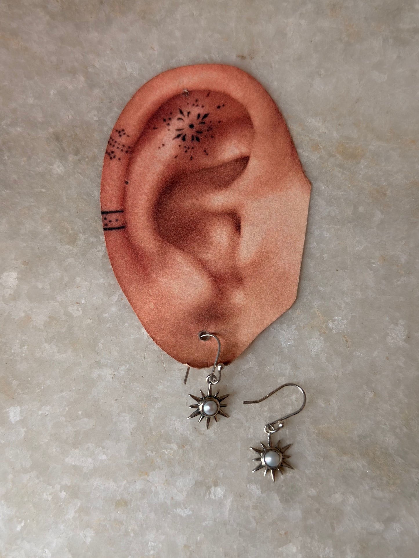 925 Sterling Silver Sunshine Pearl Earrings