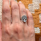 925 Sterling Silver Moonstone Tree of Life Ring