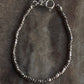 Sun Engraved Cylinder Handcrafted Stackable Sterling Silver 925 Bracelet