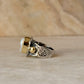 925 Sterling Silver Baroque Pearl Rustic Fusion Handcrafted Ring