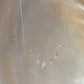 925 Sterling Silver Clear Quartz beads, Clear Quartz Droplets - Handcrafted Wire Wrapped Necklace