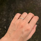 925 Sterling Silver Textured Minimal Stackable Daily Wear Band Ring