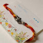 925 Sterling Silver Serpent/ Snake Knot Reusable as Pendant Handcrafted Rakhi