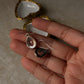 925 Sterling Silver Rose Quartz Pear Boho Hook Earrings