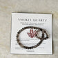 Natural Crystal Smokey Quartz 4mm Stretchy Ring & Bracelet