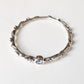 Blue topaz forest enchantments statement sterling silver 925 bangle