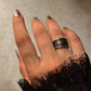 925 Sterling Silver Draped Textured Band Ring