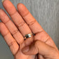 925 Sterling Silver V Hammered Adjustable Stackable Ring