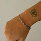 925 Sterling Silver Antique Hill Tribe Handcrafted Matsya Adjustable Kada