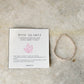 Rose Quartz 4mm Natural Crystal Bracelet