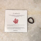 Natural Crystal Garnet 4mm Stretchy Rings