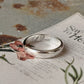 925 Sterling Silver Hidden Note ~ Till Death Engraved 4MM Band Daily Wear Ring- Couple Ring