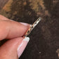 Elegant Butterfly Engraved Silver Band Ring