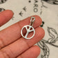 925 Sterling Silver Peace Symbol Pendant