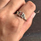 Sterling Silver Pink Tourmaline Forest Enchantment Ring
