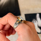 925 Sterling Silver Baroque Pearl Rustic Fusion Handcrafted Ring