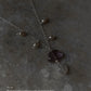 Handcrafted Fluorite and Moonstone Necklace in Sterling Silver
